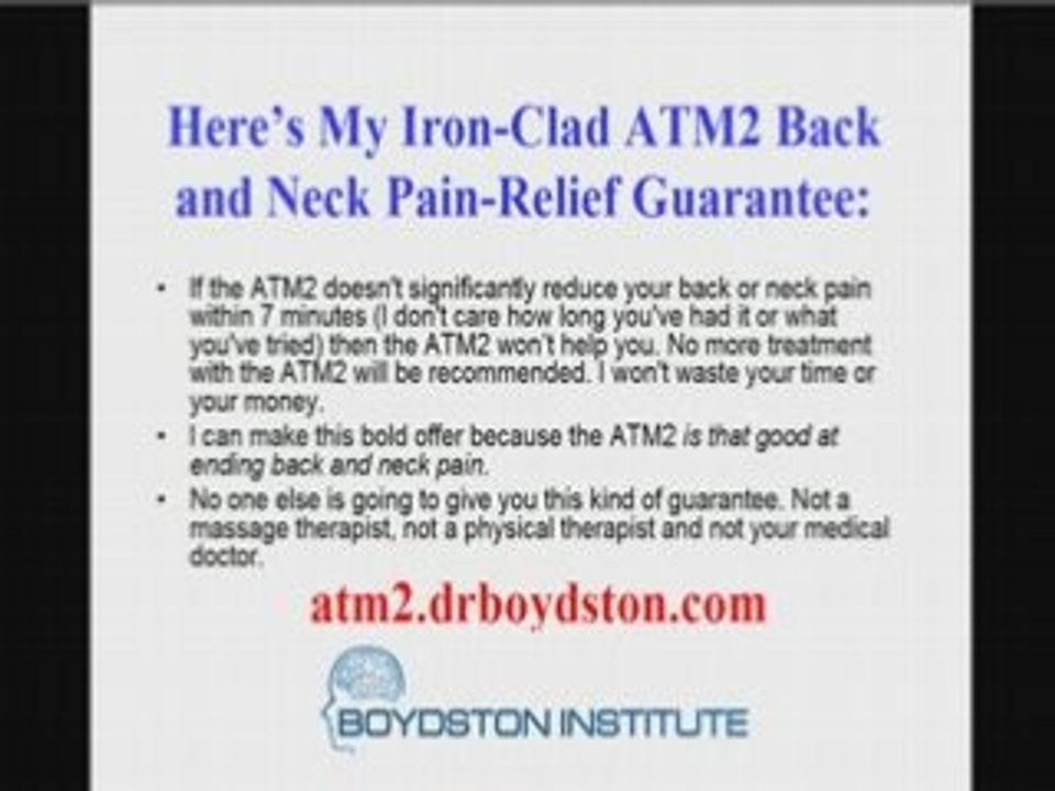 Neck Pain Relief...Guaranteed! Clovis, CA