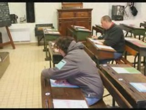 visite du musée de l'école à Carcassonne noel 2008 2009