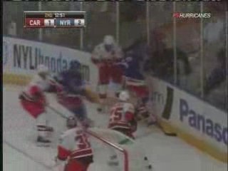 Hurricanes - Rangers Highlights (1/27/09)