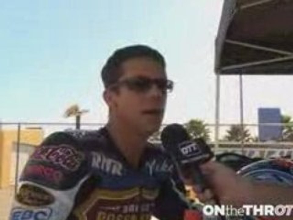 Michael Barnes Daytona Dunlop Tire Test 08 with Buell