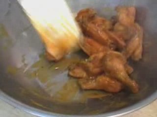 Sweet Hot Chicken Wings - Mustard Glazed Chicken Wings