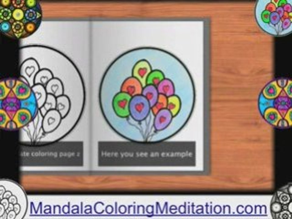 Mandala Coloring Pages Meditation Kit