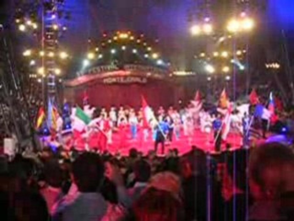 parade du festival du cirque de monaco