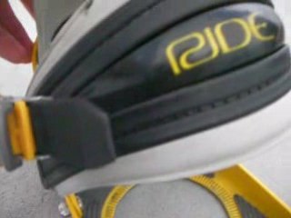 fixation snowboard RIDE (jeff brushie) ebay