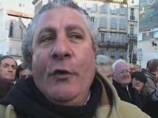 Henri Jibrayel à la manifestation du 29 janvier à Marseille