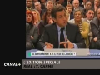 Sarkozy "J'écoute, mais je tiens pas compte !"