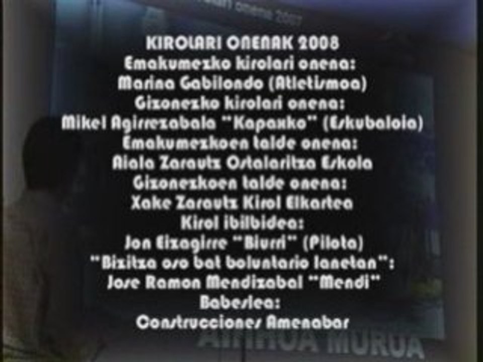 Kirol gala 08
