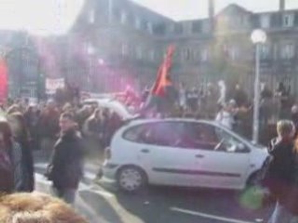 Grève Nationale 29 janvier 2009 à Colmar bella ciao