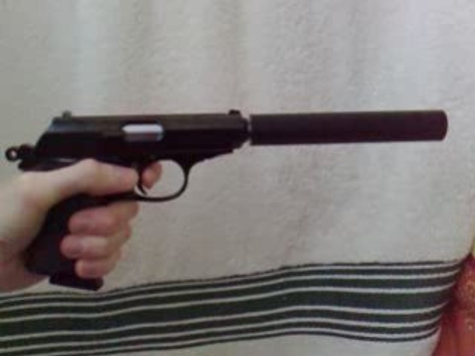 Walther ppk/s silencieux, pistolet mythique de James Bond!!!
