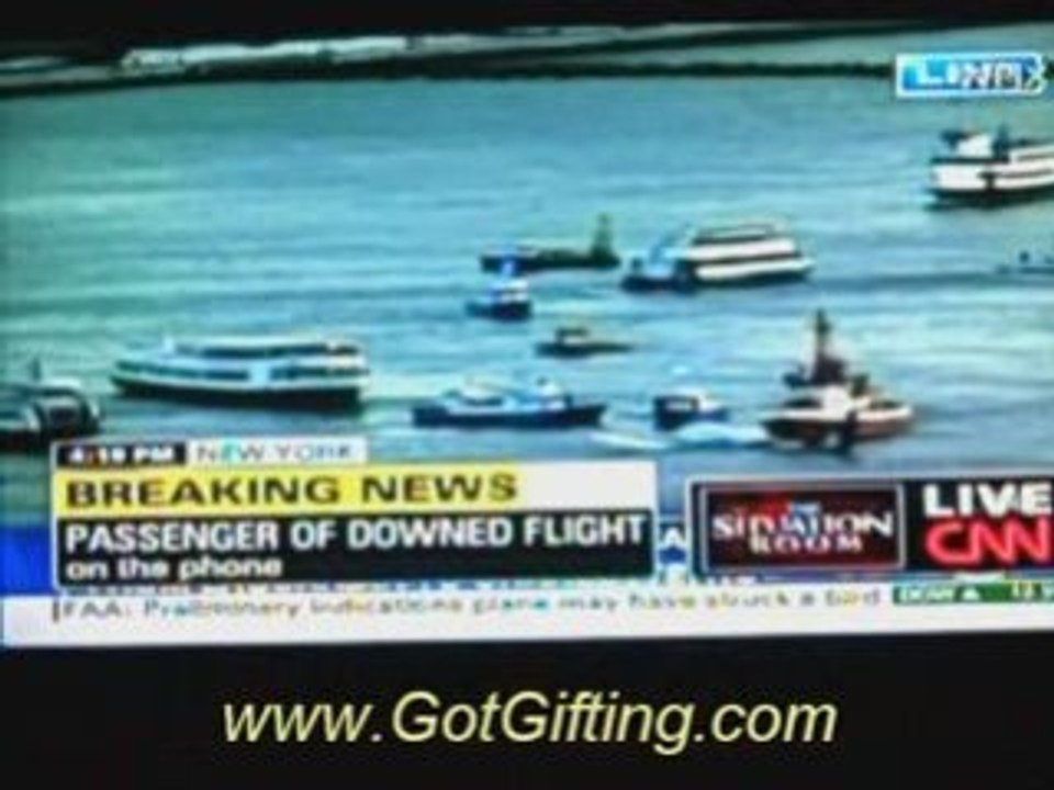 VIDEO Plane Crash in Hudson River New York