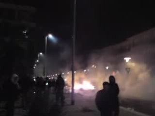 émeute à Saint Nazaire le 29 janvier 2009