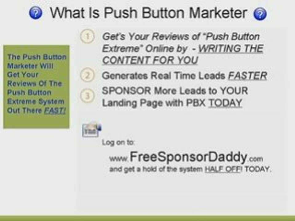 VIDEO Push Button Extreme