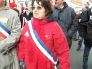 Manifestation Caen 29 janvier 2009 le groupe communiste