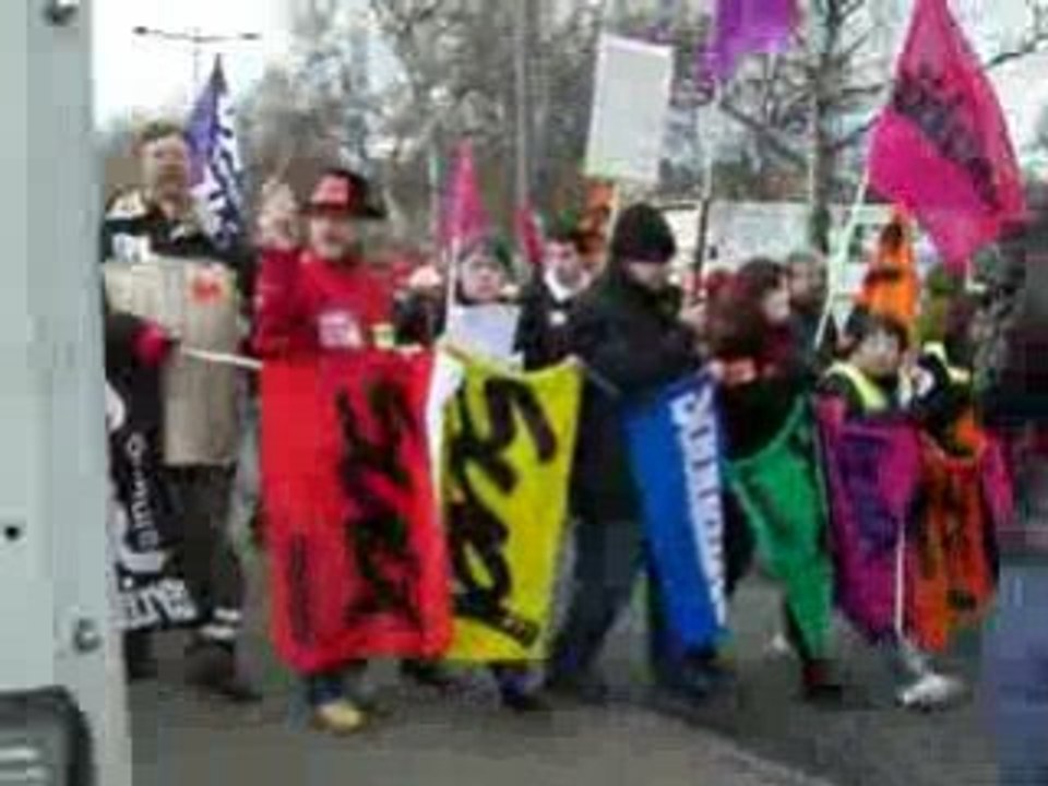 Manifestation Caen 29 janvier 2009 Sud