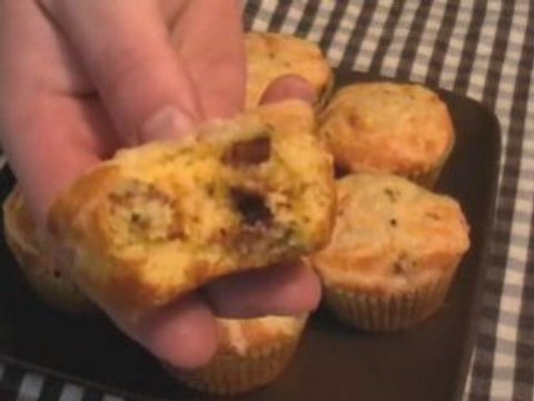 BBQ Pork-Stuffed Corn Muffins