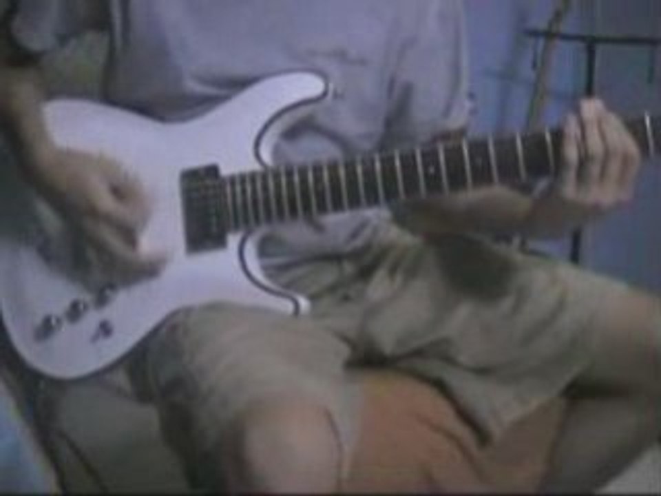 David-This Fire Burns (Thème CM Punk) joué à la guitare