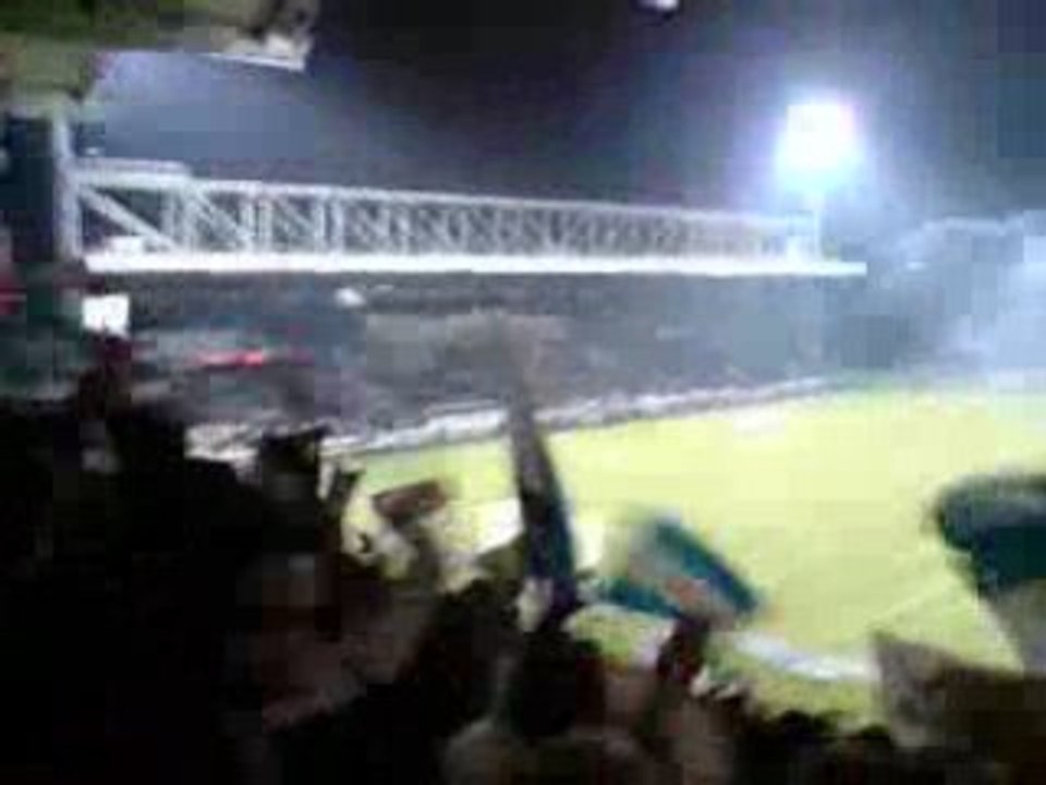 Lyon om entrée des joueurs winners supporters