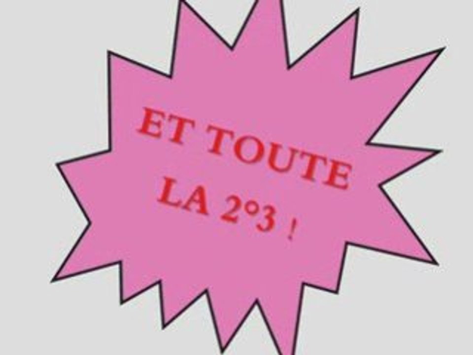 Prof d'histoire 2°3