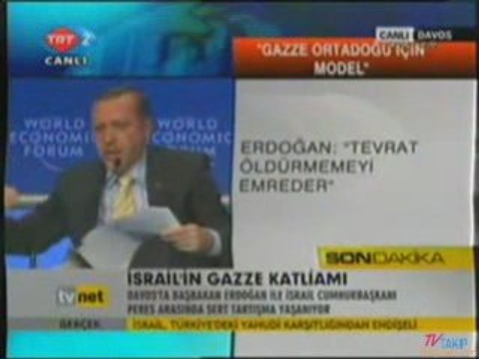 Davos Zirvesi'nde Osmanlı Tokatı
