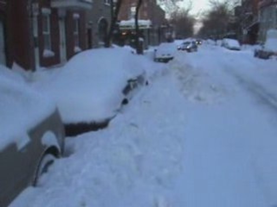 Déneigement voiture