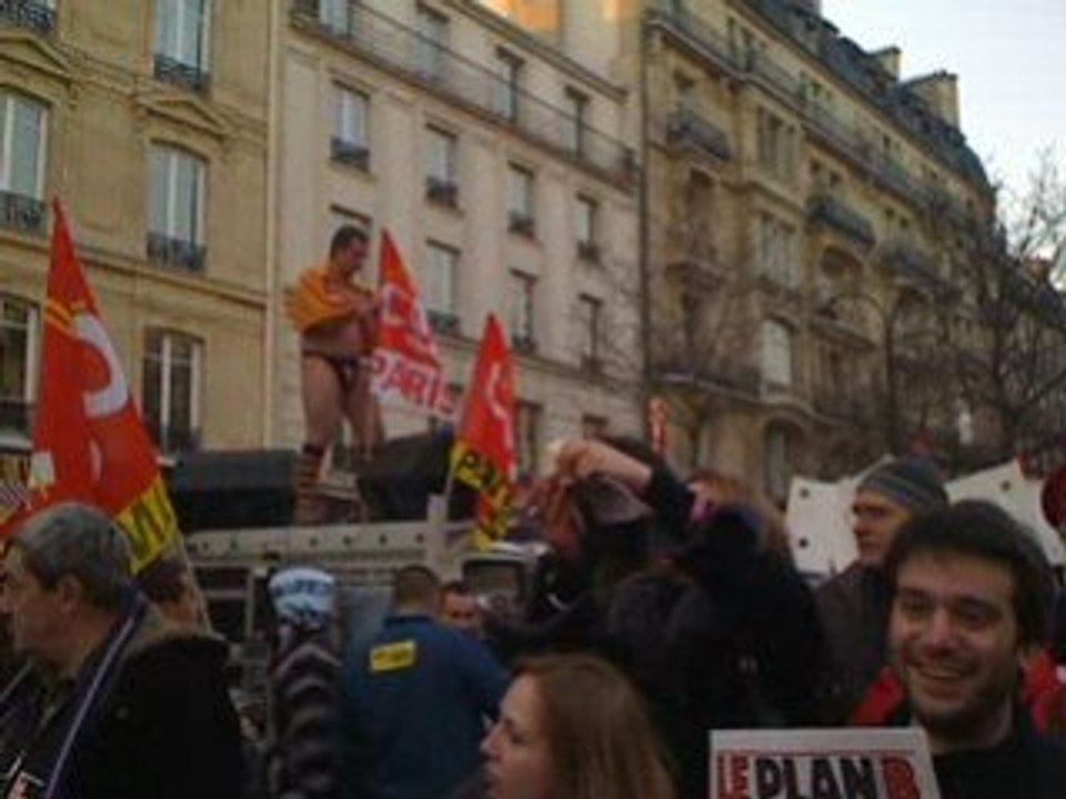 GREVE NATIONALE PARIS 29 JANVIER 2009