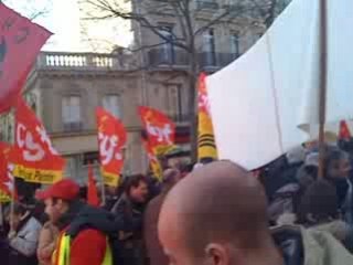 Greve nationale Paris 29 Janvier 2009