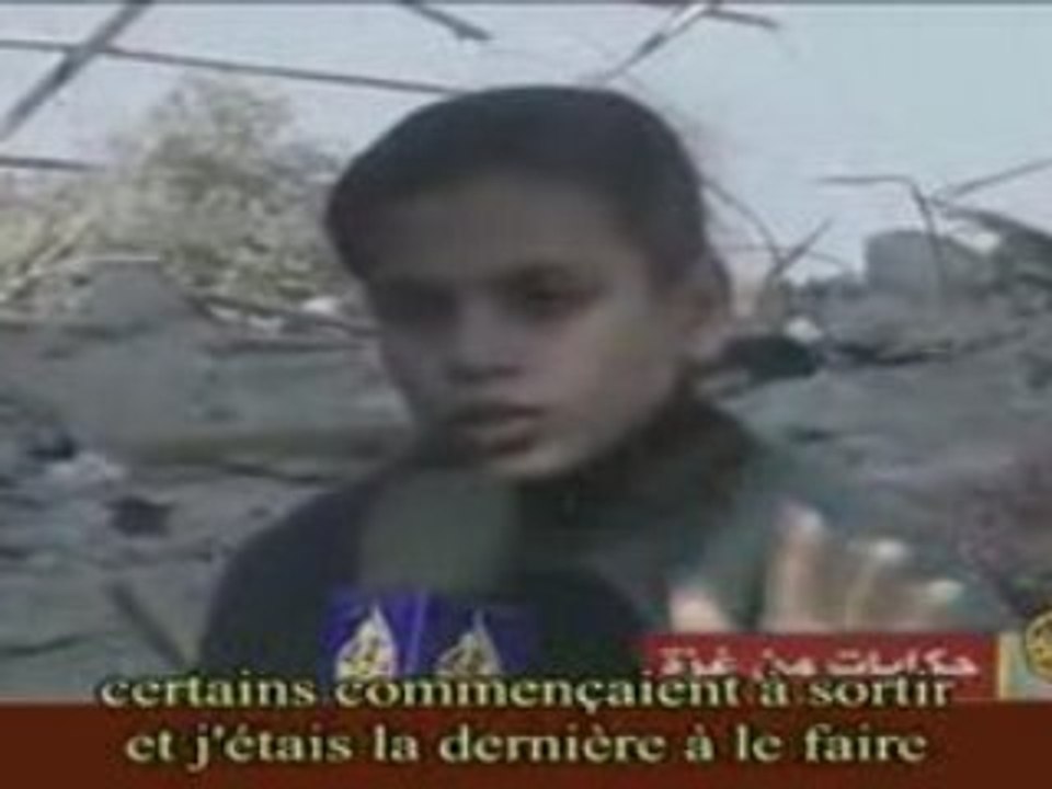 Gaza   témoignage d’une survivante