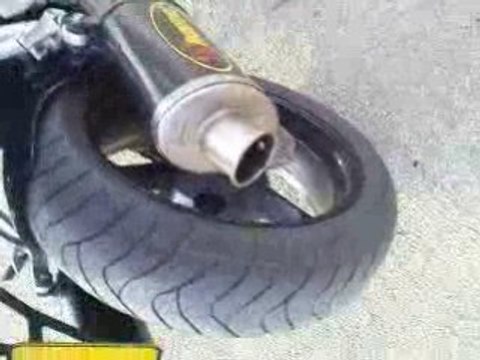 Sv1000 double sorties akrapovic sans chicanes son 6/10