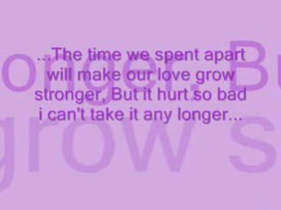 I wanna grow old with you but   where are trust ???