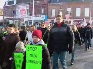 Lycéens et parents ont manifesté à Caudry le 29 janvier