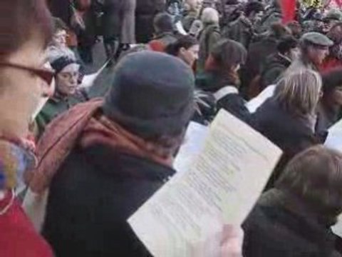 manif du 29 janvier 2009 contre la crise , et contre sarko