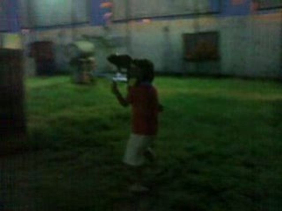 Laurinho no Paintball