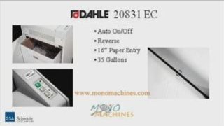 Dahle 20831 EC Cross Cut Paper Shredder Tour