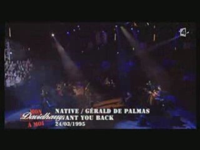 Gérald De palmas/ Native I want you back live tv 1995 - Vidéo Dailymotion