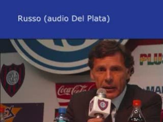 Russo en radio Del Plata