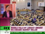 Rouble plunge