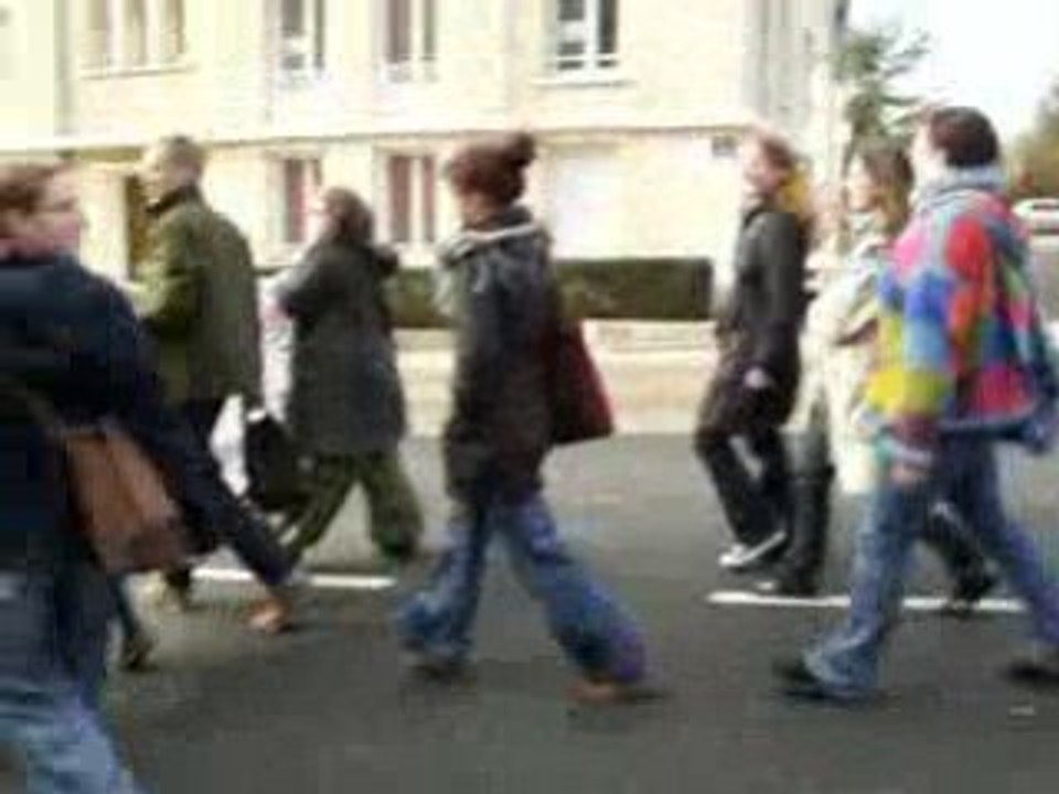 Manif universite Caen  5 février  2009 gaillon