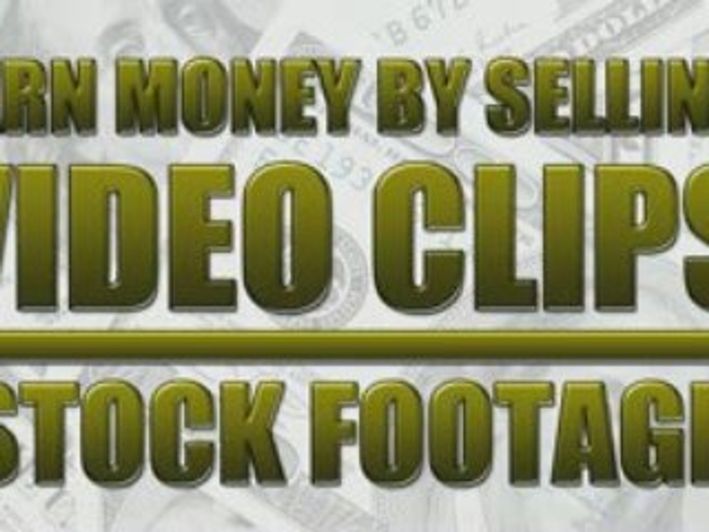 ⁣How to earn money by selling your video clips online
