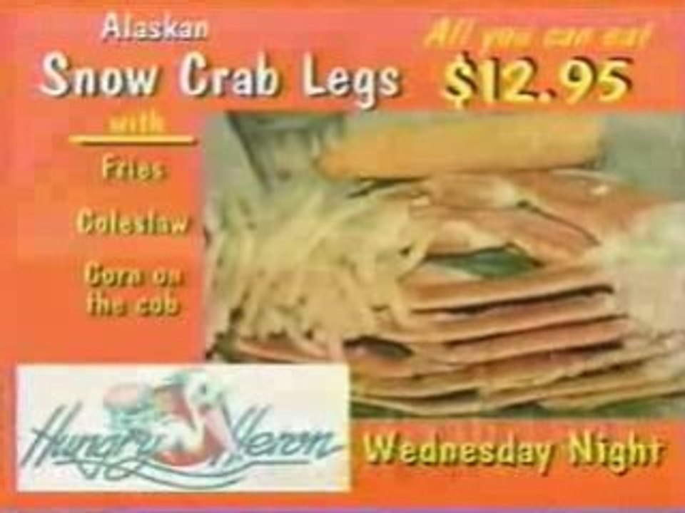 Hungry Heron - Snow Crab Legs