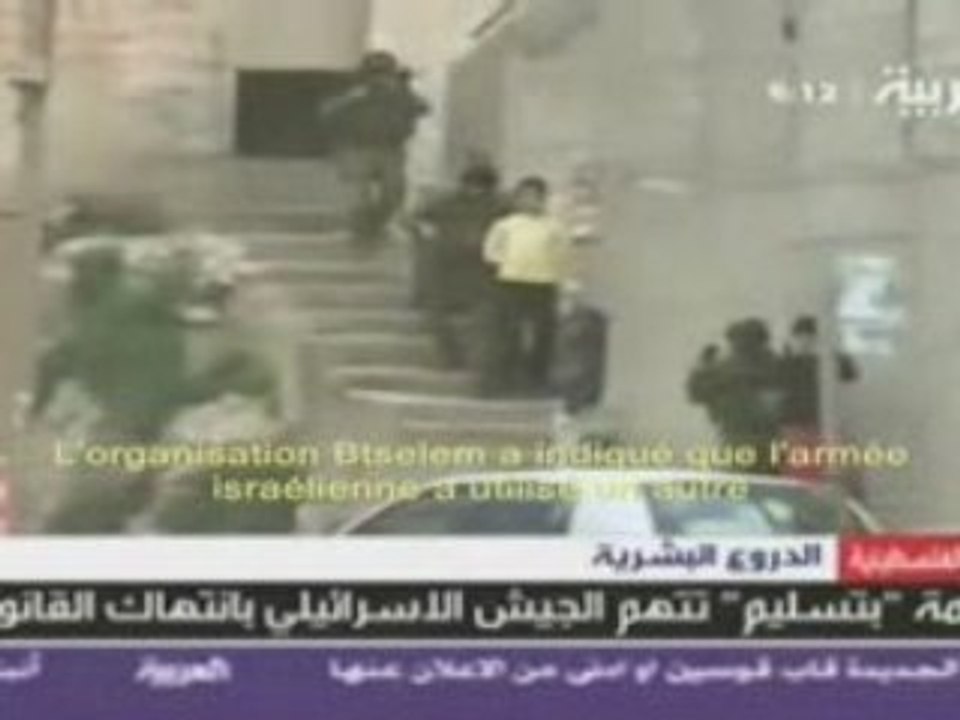 Boucliers humains  de tsahal  pourquoi fr2 ne montre pas sa