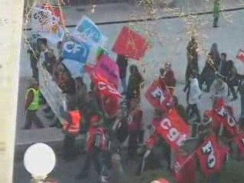Grève : Jeudi noir à Nîmes