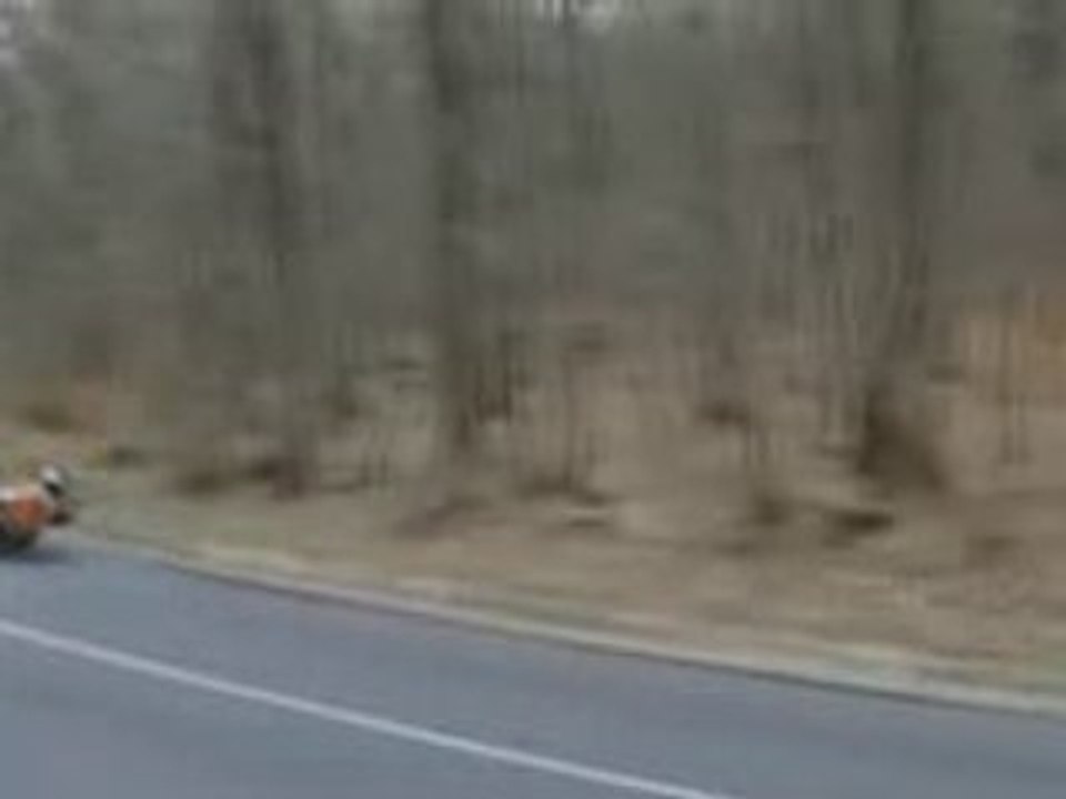 Motard police crash dz