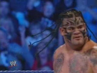 Umaga VS Jimmy Wang Yang WWE Smackdown 30/01/09