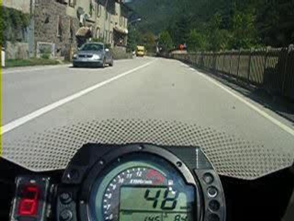 zx10r à donf en montagne