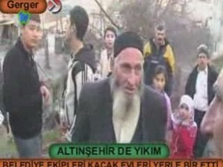 ALTINŞEHİR DE YIKIM
