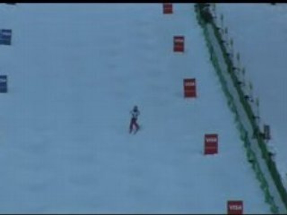 08-09 FISワールドカップ第3戦。上村愛子 予選…。