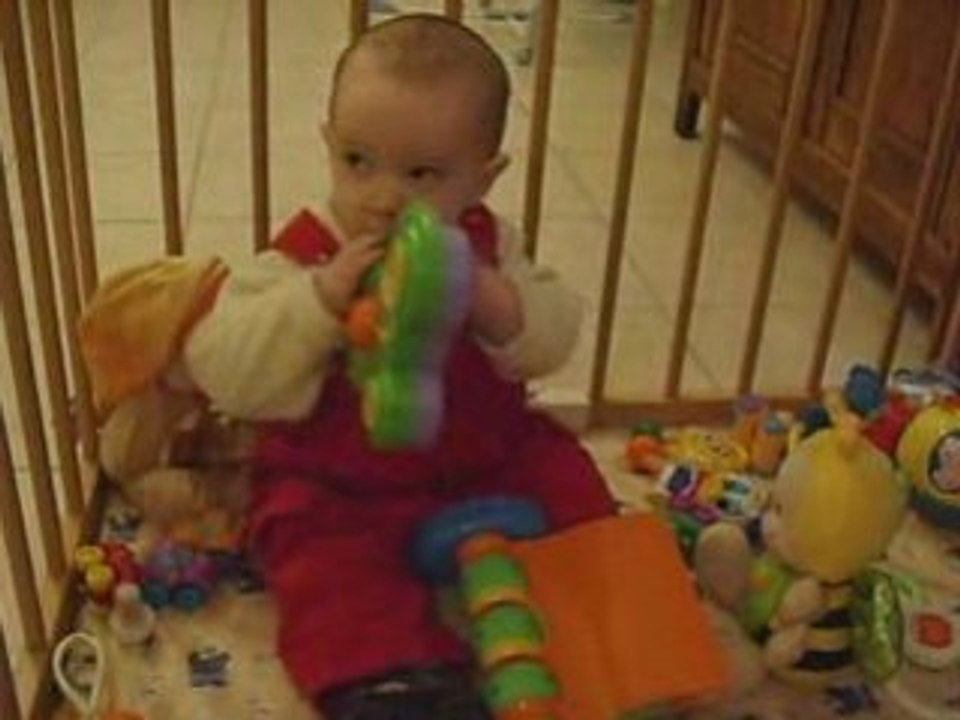 Pitufin tient assis !!!