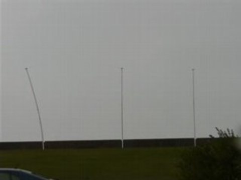 en pleine tempête Biscarrosse Plage samedi 24 janvier 2009