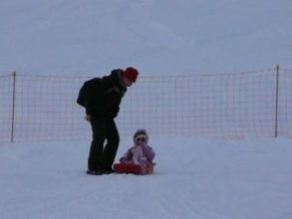 2ème descente en luge de Lulu