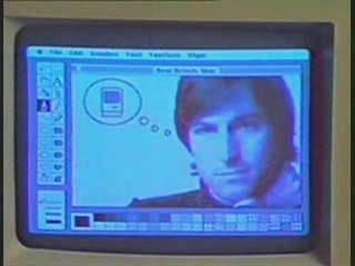 Steve Jobs présente le premier Macintosh